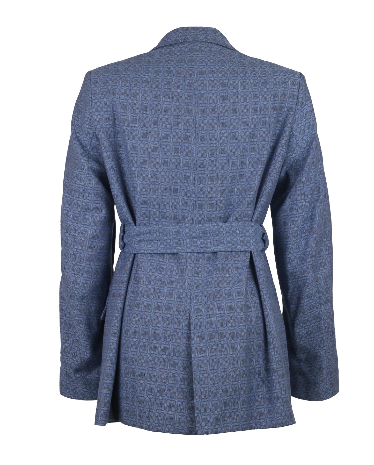 Blue Tile 100%Cotton Slim Fit Blazer