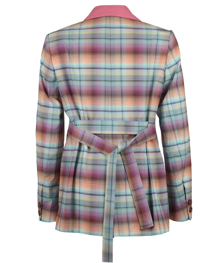 Rainbow 100%Cotton Oversized Blazer
