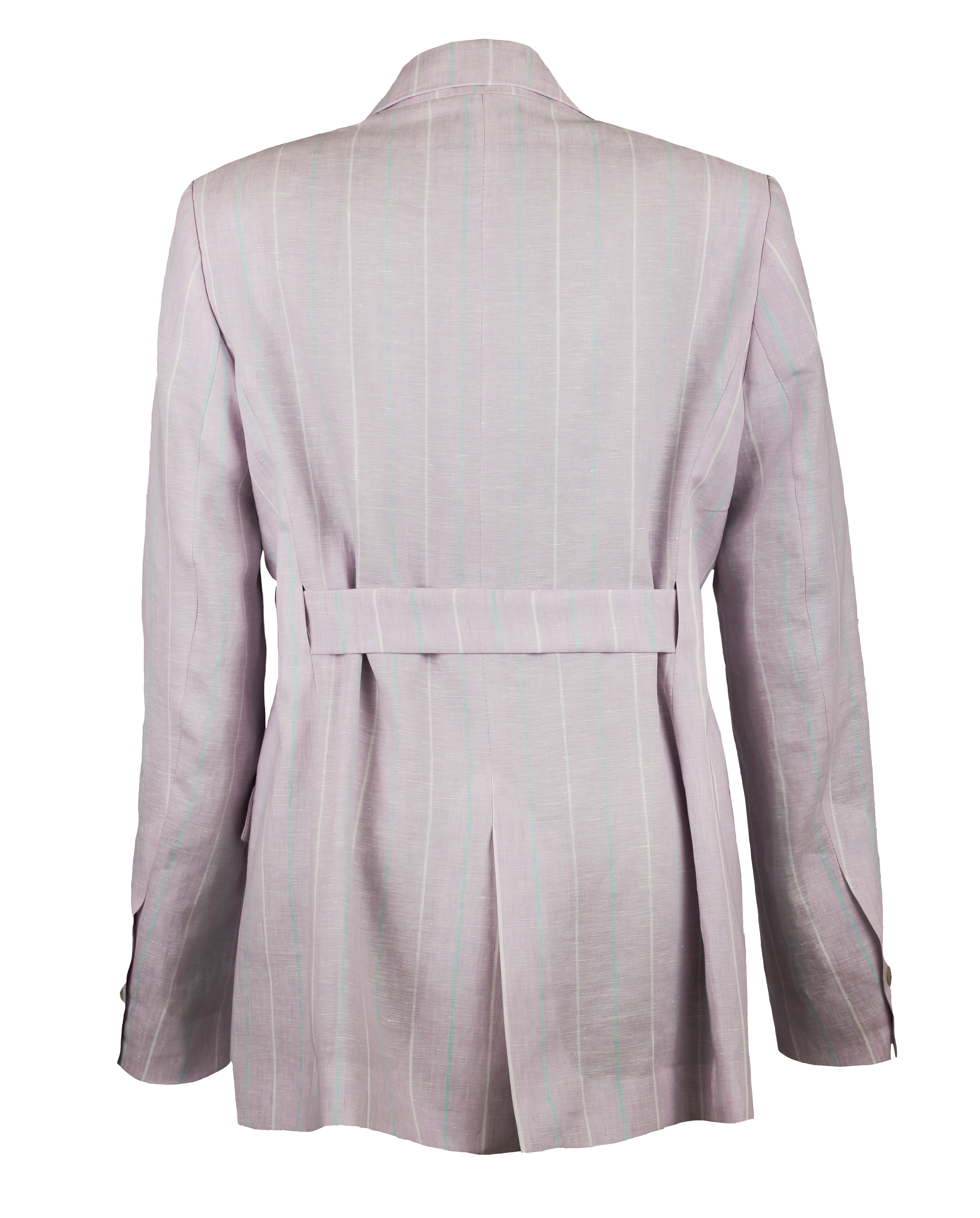 Lilac 100%Linen Oversized Blazer