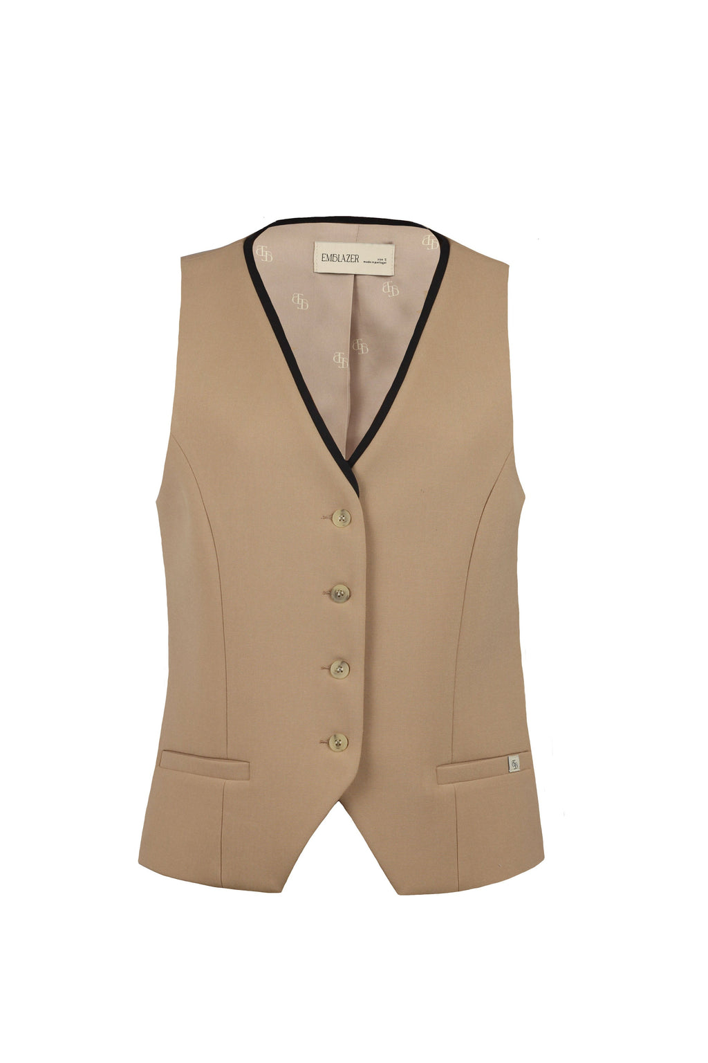 Camel Tailor Slim Fit Vest