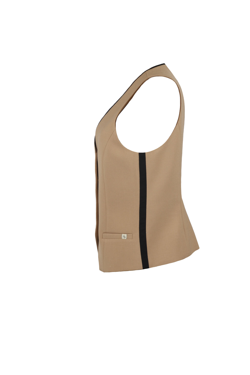 Camel Tailor Slim Fit Vest